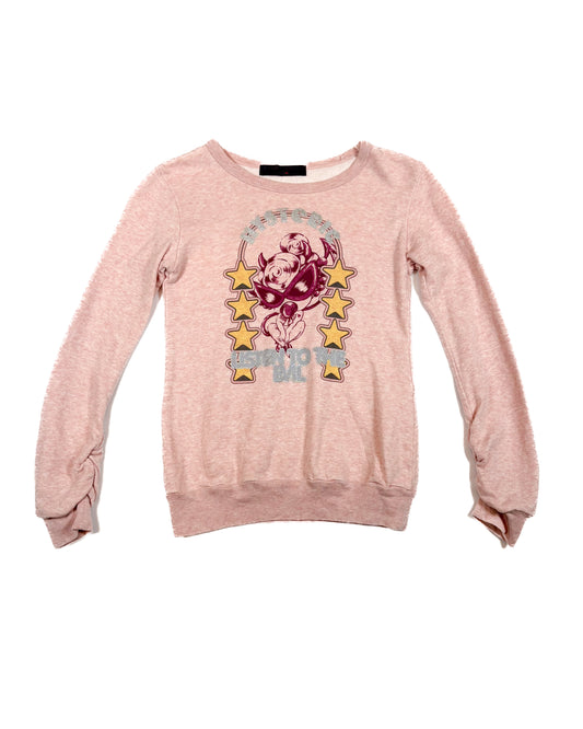 Hysteric Mini Listen to The Evil Sweatshirt