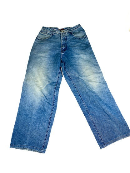 Blue Denim Baggy Jeans