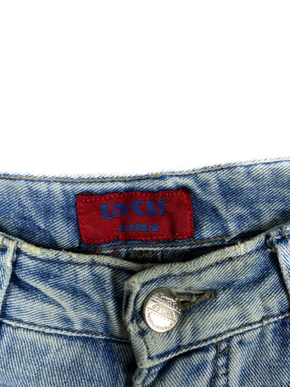 Blue Denim Baggy Jeans