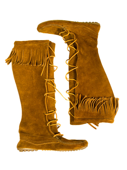Minnetonka Suede Boots with Fringe