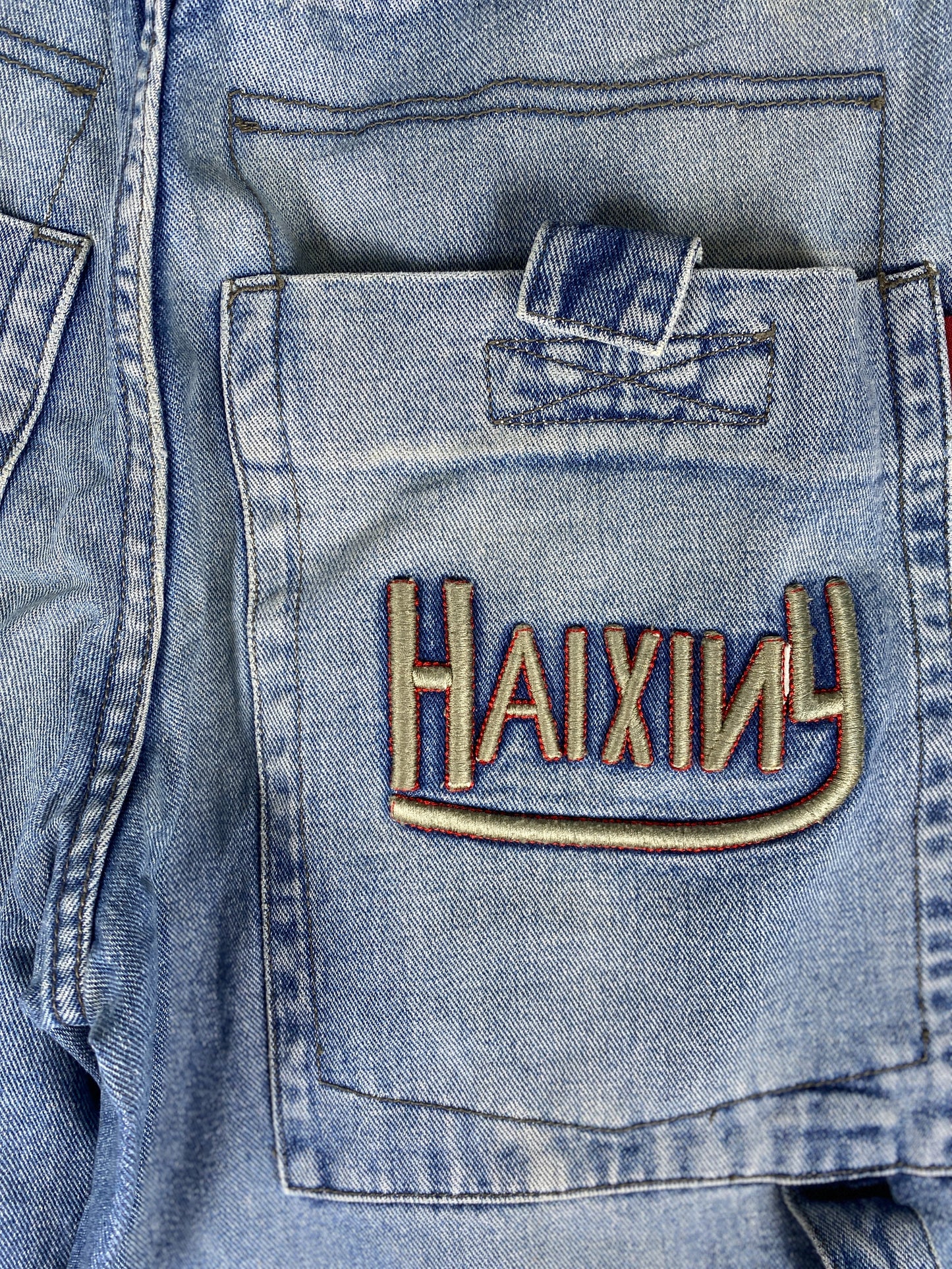 Blue Denim Baggy Jeans