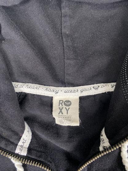 Roxy Crop Zip-Up Hoodie