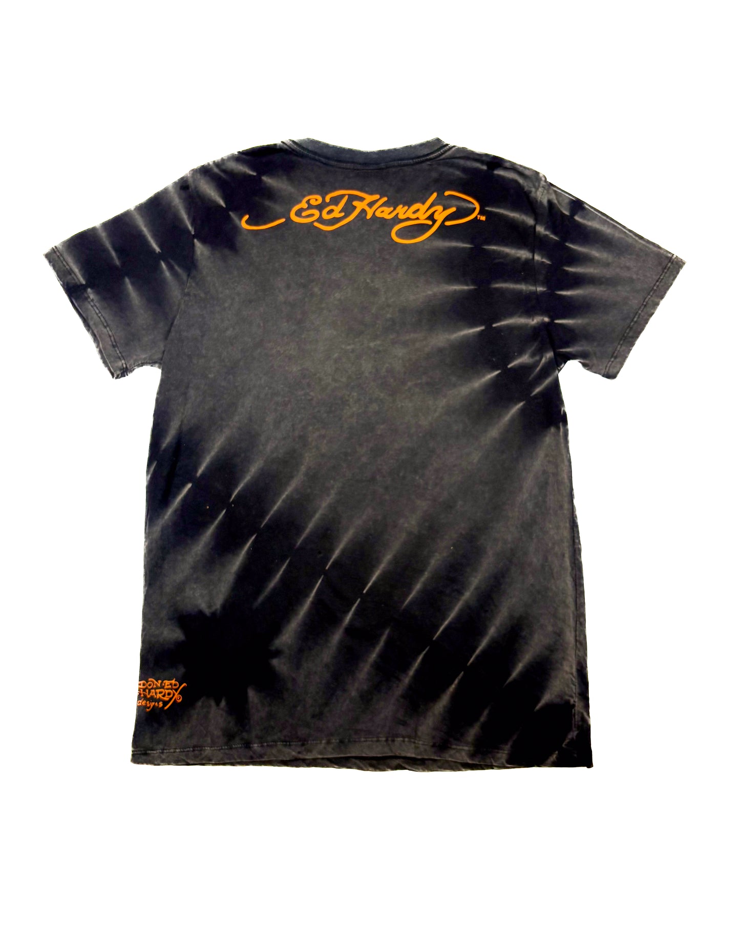 Ed Hardy Rhinestone Eagle + Lightning Tee