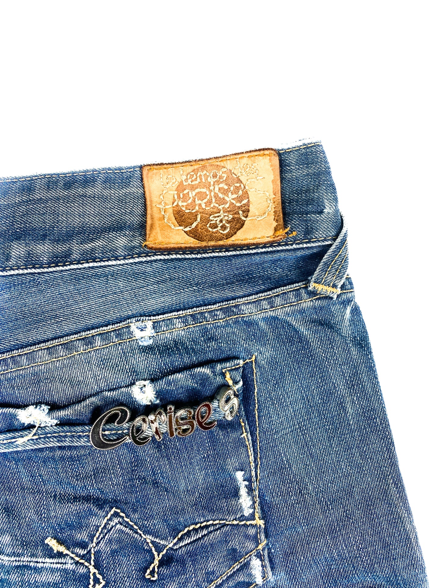 Mini Shorts with Special Buttoning Design