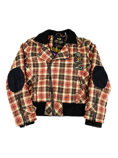 2000s Akademiks Plaid Cropped Jacket