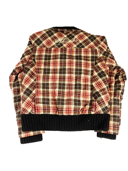 2000s Akademiks Plaid Cropped Jacket