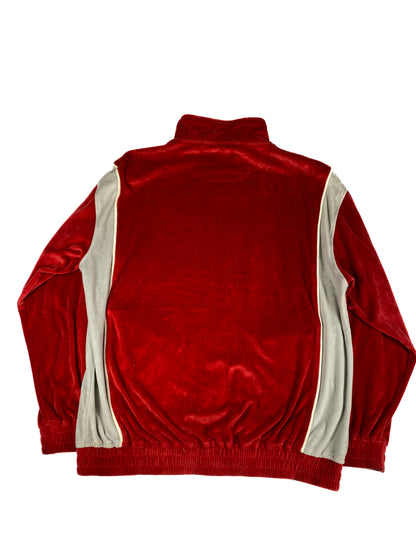 SouthPole Red Velvet Track Jacket