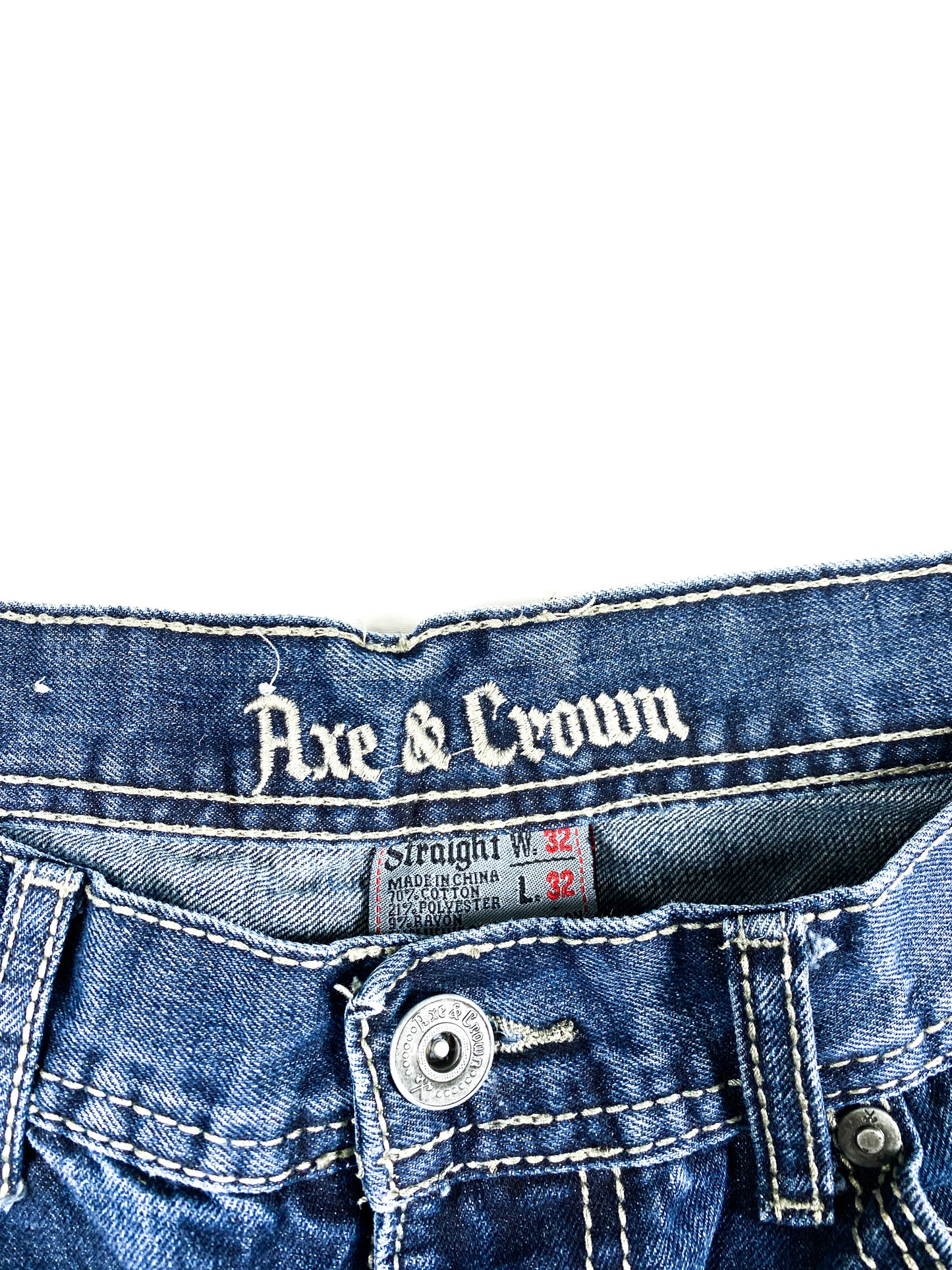 Axe & Crown Y2K Dark Denim Jeans