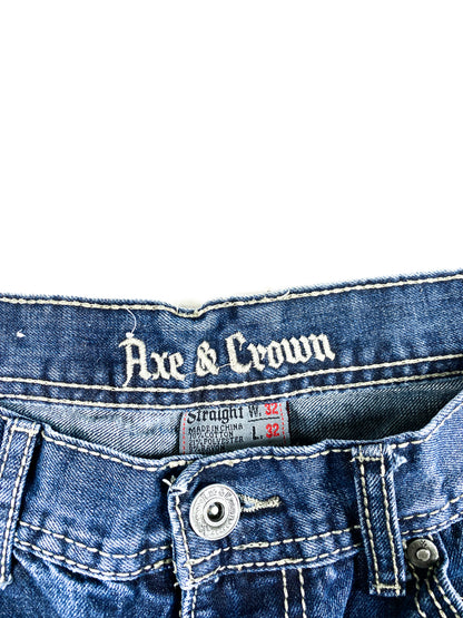 Axe & Crown Y2K Dark Denim Jeans