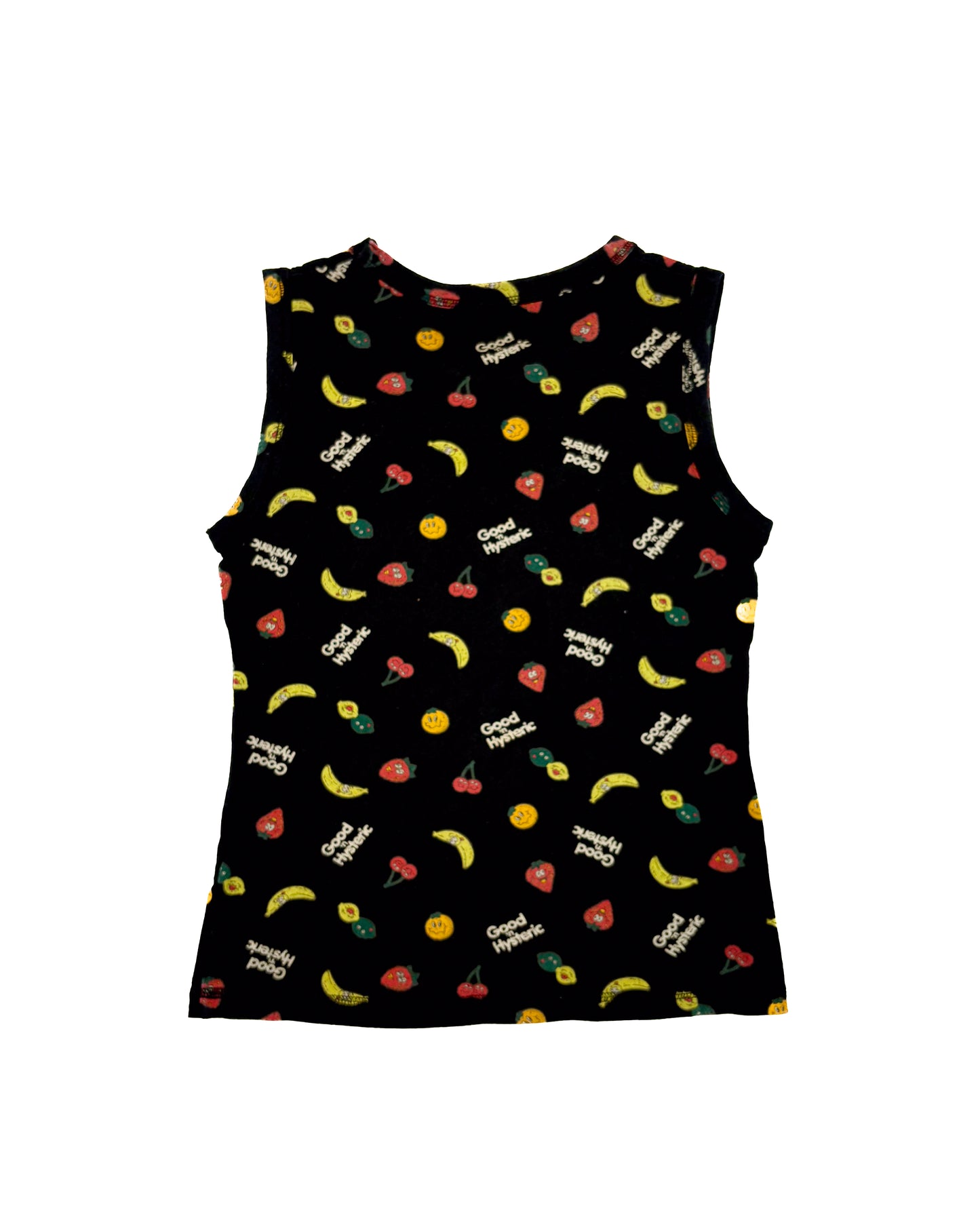 90s Hysteric Black Fruits Tank Top