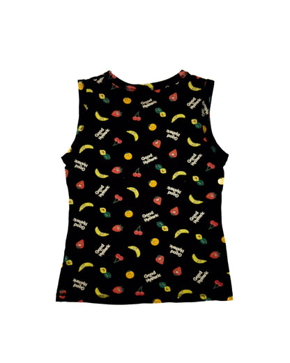 90s Hysteric Black Fruits Tank Top