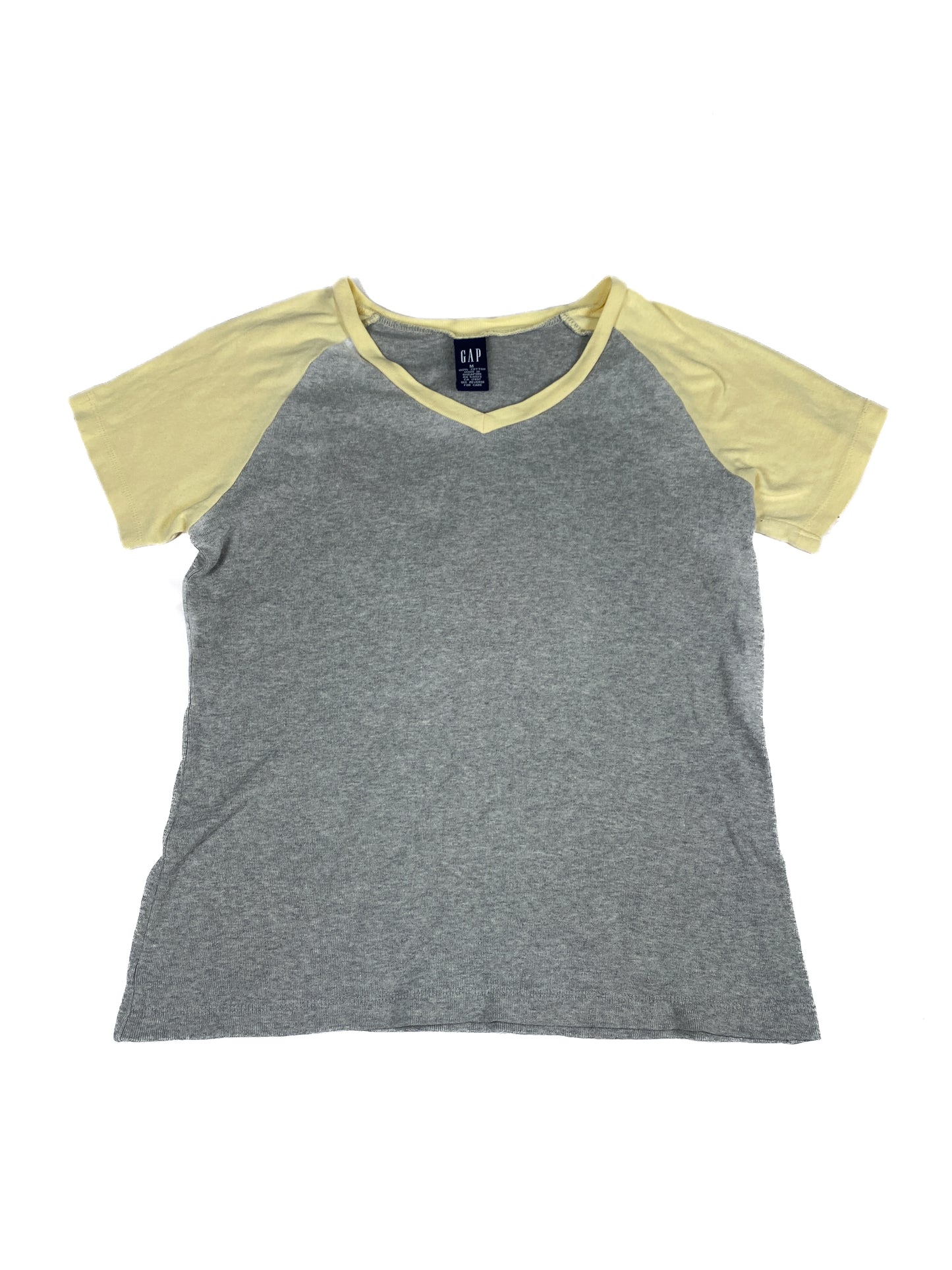 GAP Baby Tee Grey & Yellow