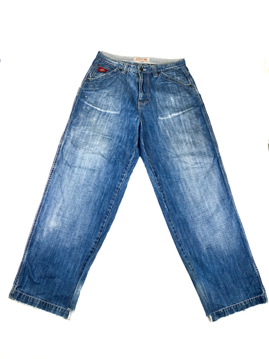 Embroidered Dickies Logo Baggy Jeans