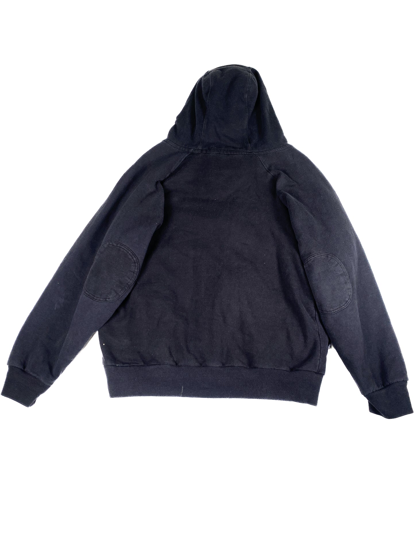 2000's Thermal Lined Navy Zip Up-Hoodie