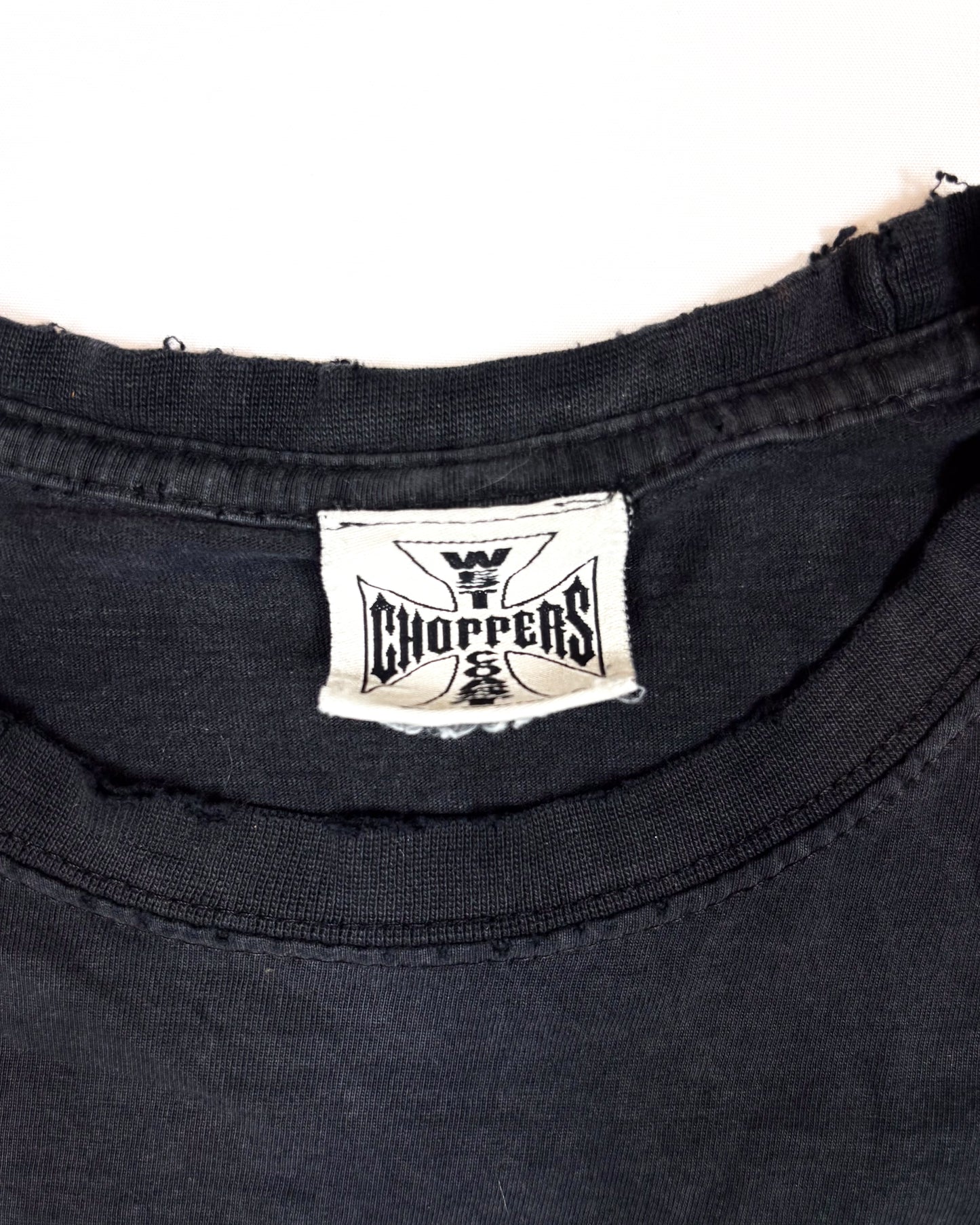 West Coast Choppers Distressed Logo Tee