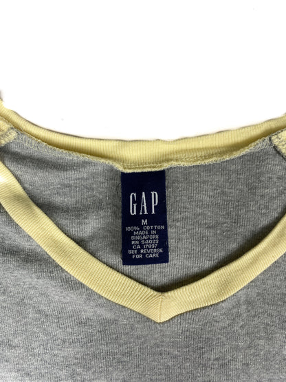 GAP Baby Tee Grey & Yellow