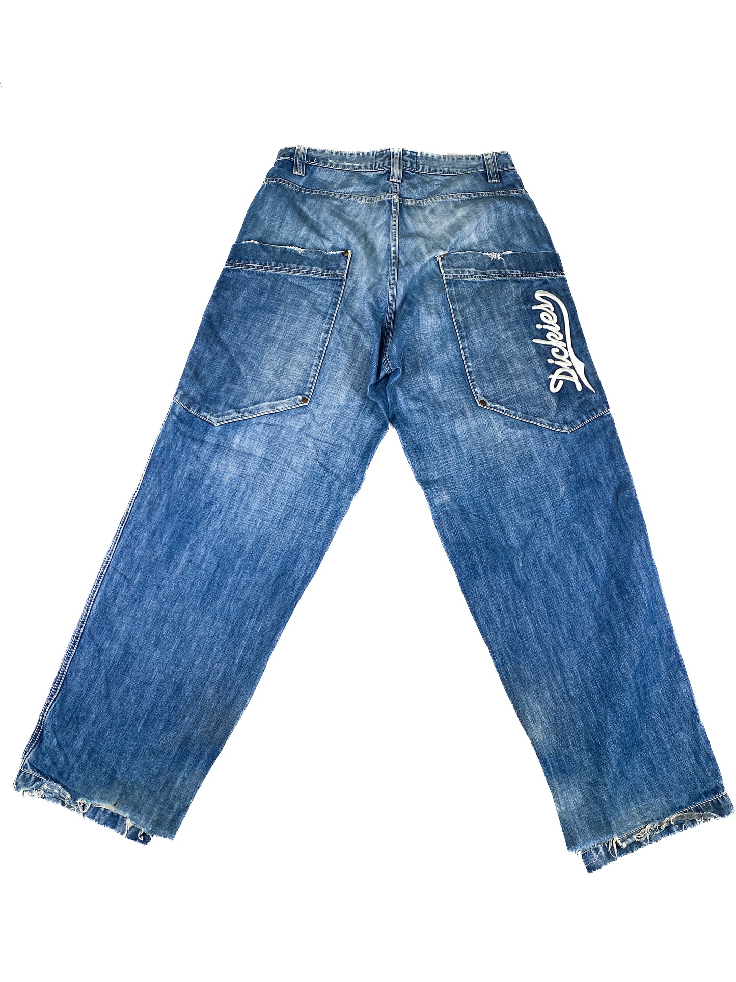 Embroidered Dickies Logo Baggy Jeans