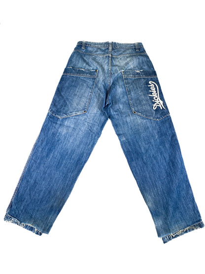 Embroidered Dickies Logo Baggy Jeans