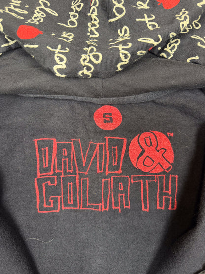David & Goliath "I Will Not Kiss Boys In School Zip Up Hoodie