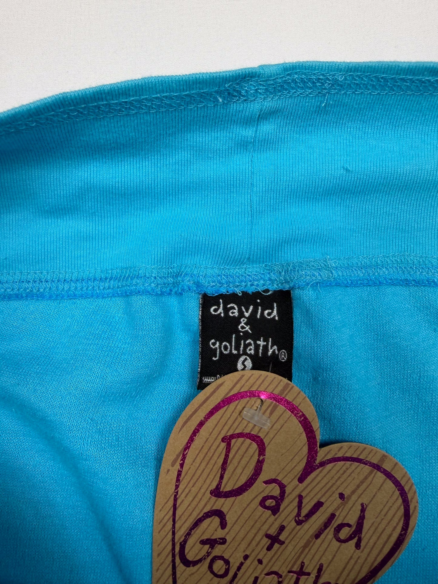 David & Goliath Turquoise Beach Skull Mini Skirt