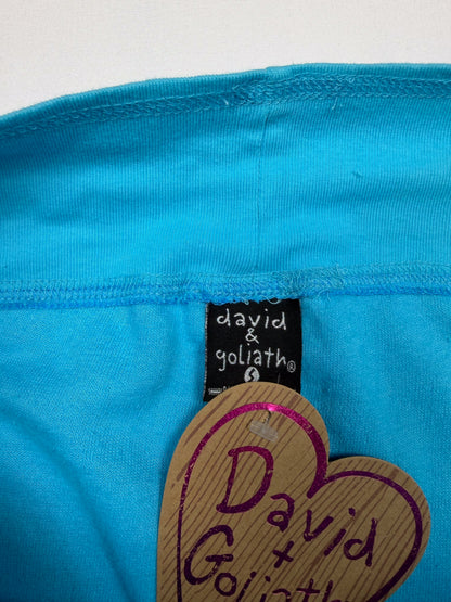 David & Goliath Turquoise Beach Skull Mini Skirt