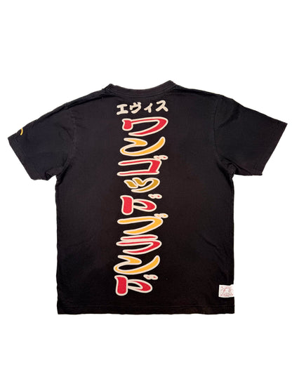 Evisu Brand Logo Tee with Lettering on Back