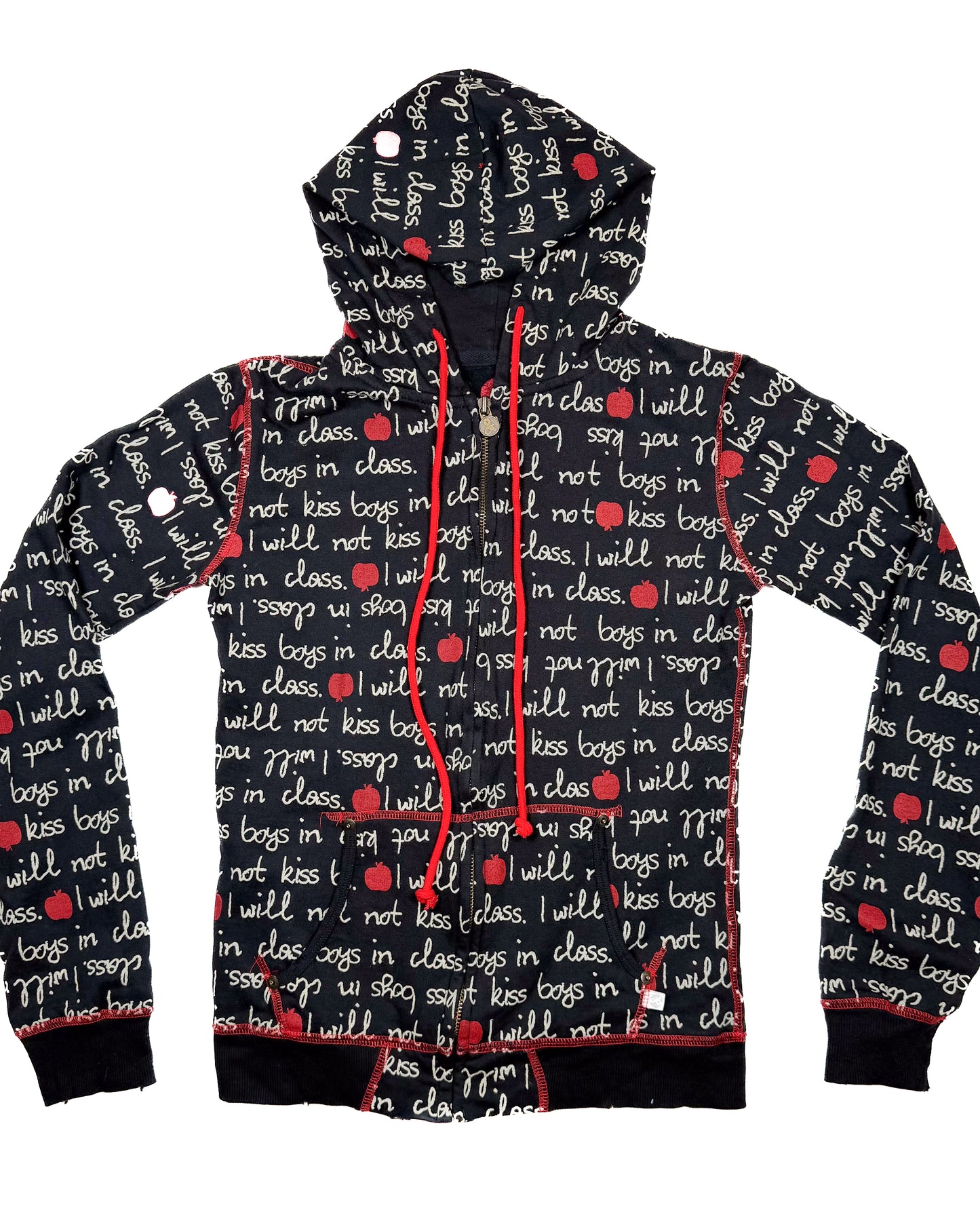David & Goliath "I Will Not Kiss Boys In School Zip Up Hoodie