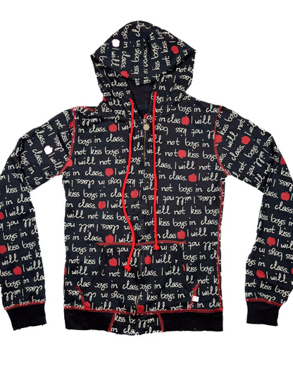 David & Goliath "I Will Not Kiss Boys In School Zip Up Hoodie