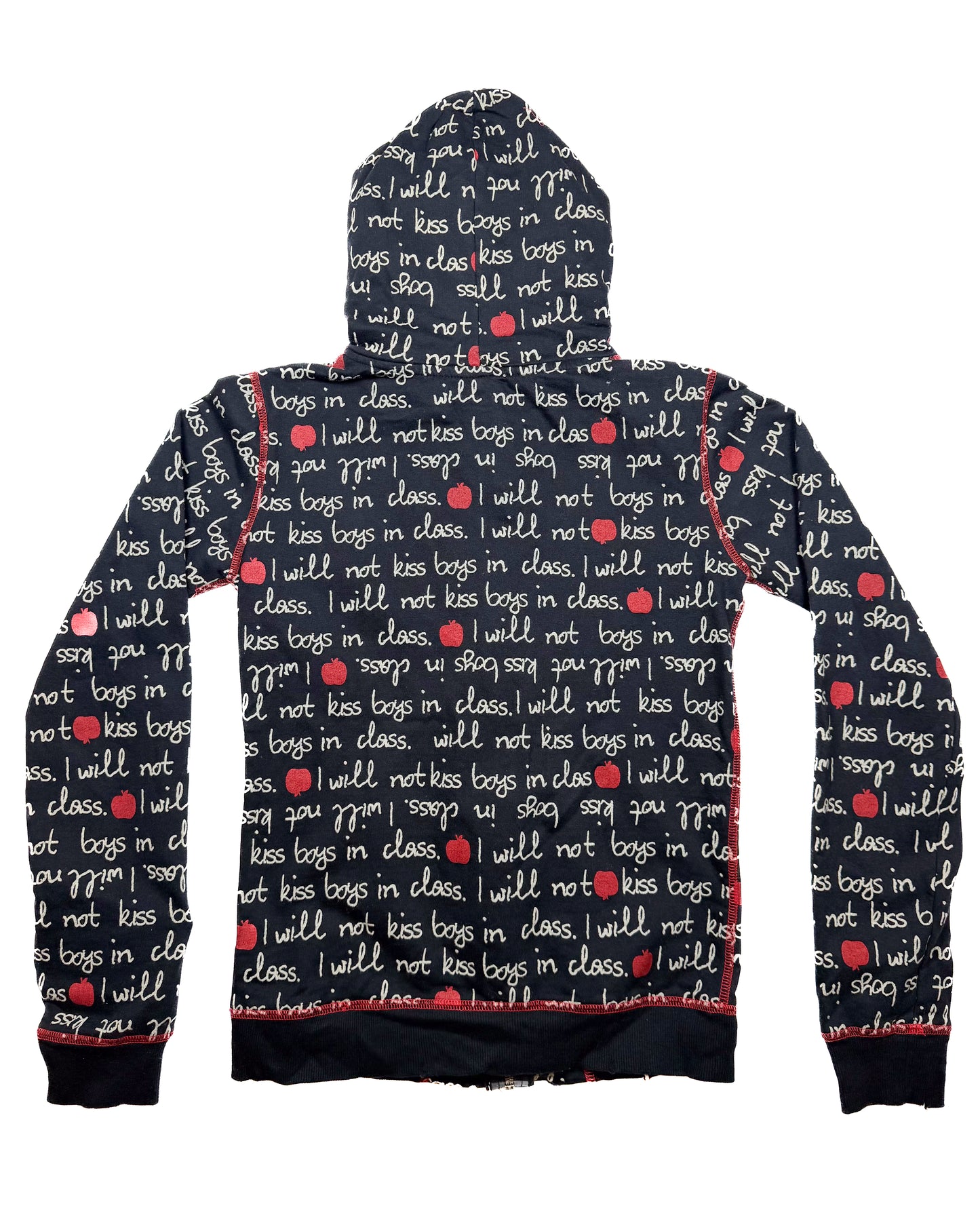 David & Goliath "I Will Not Kiss Boys In School Zip Up Hoodie