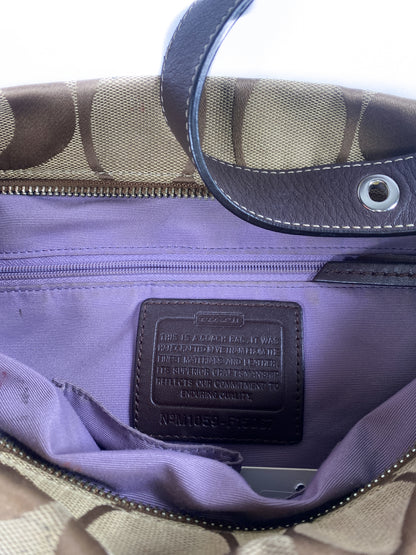 Coach Adjustable Logo Purse
