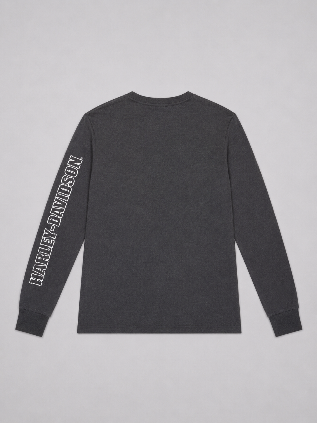Harley Davidson Grey Logo Long Sleeve