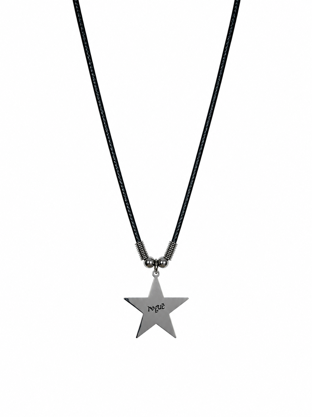 Star Pendant - Leather Cord