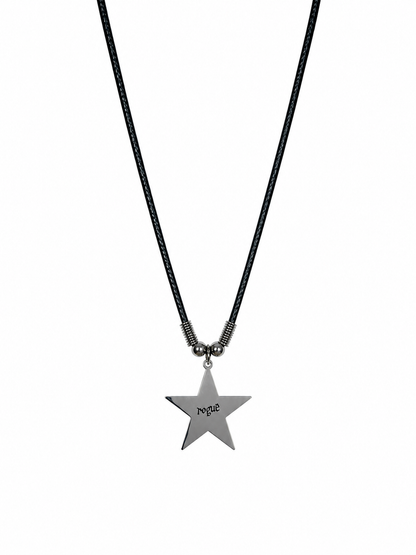 Star Pendant - Leather Cord