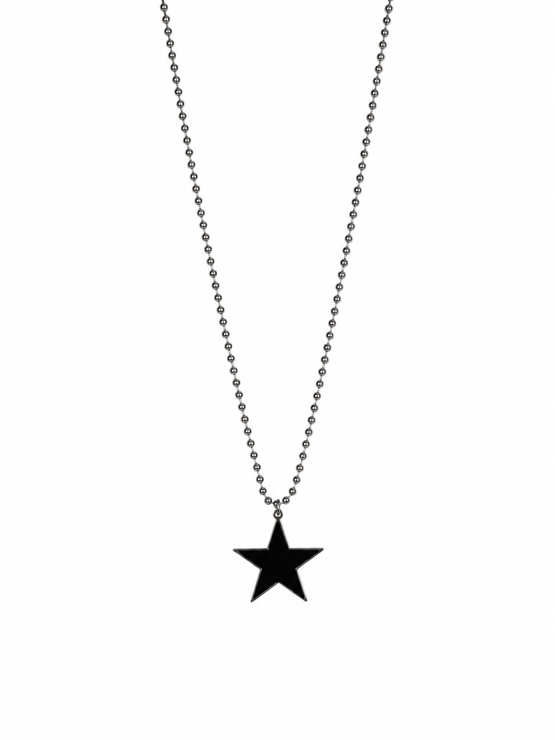 Star Pendant - Steel Chain