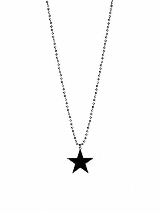 Star Pendant - Steel Chain