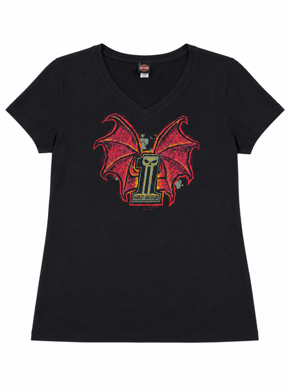 Harley Davidson  Skull Wing Graphic T-Shirt