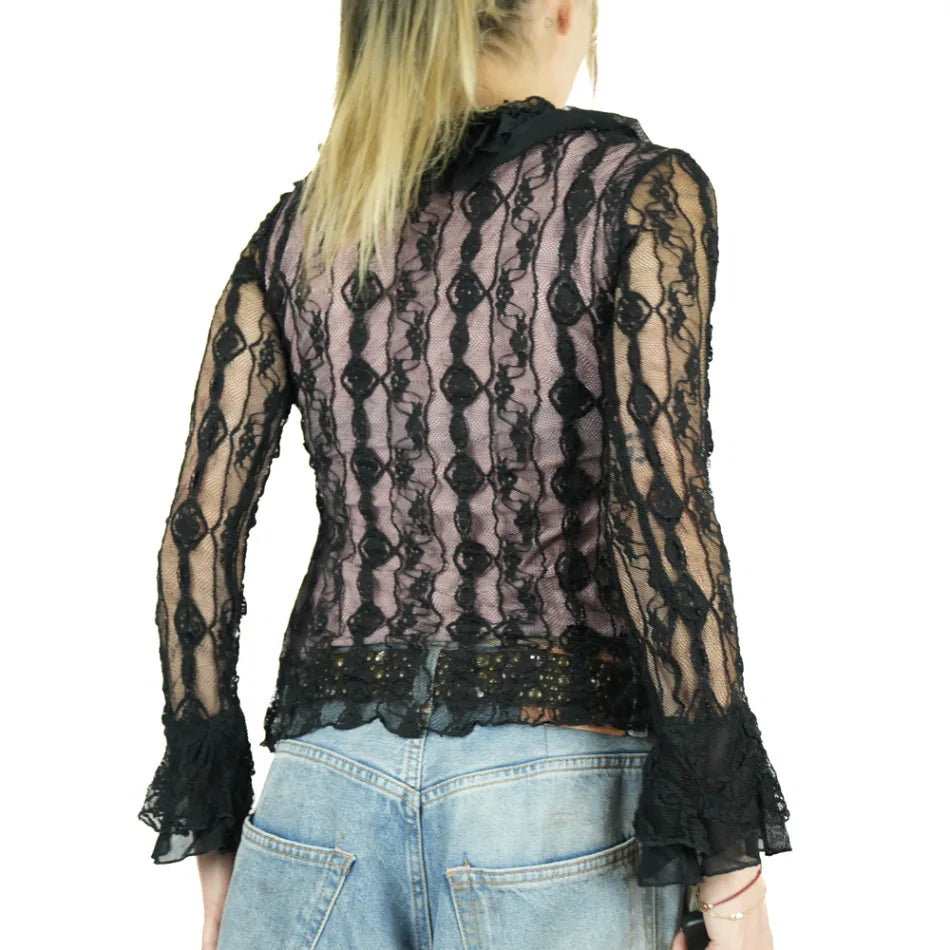 Vintage 2000's Japanese Lace Top