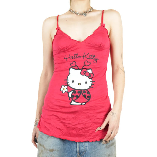 Y2k Hello Kitty Babydoll Top