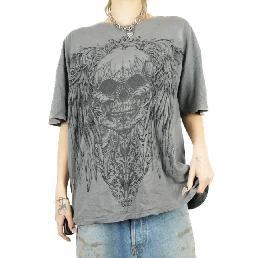 Vintage Affliction Esque Y2K Graphic Tee