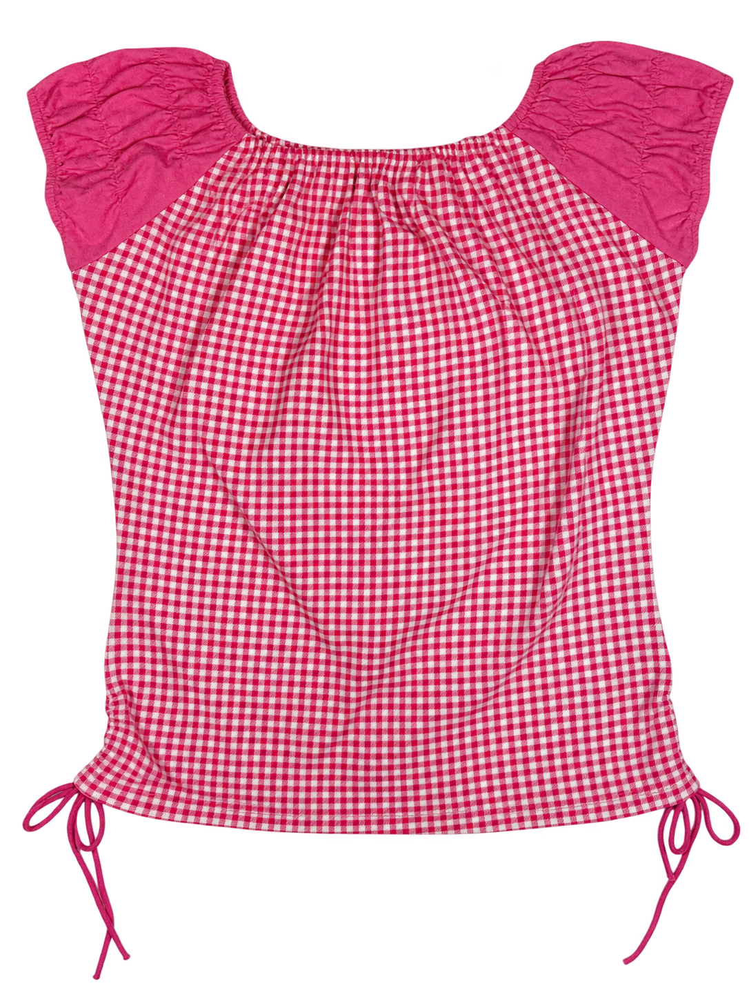 Vintage Strawberry Plaid Tshirt