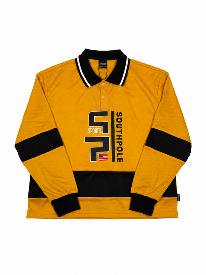 Southpole Polo Jersey Mesh Long Sleeve