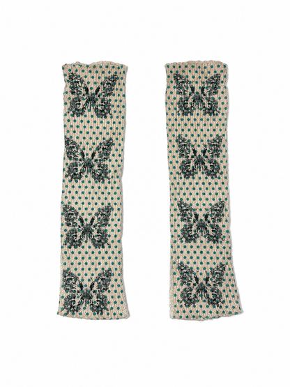 Cydn3yyy Butterfly Leg Warmers