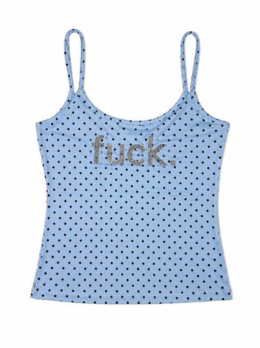 Cydn3yyy fuck. Polka Dot Graphic Tank