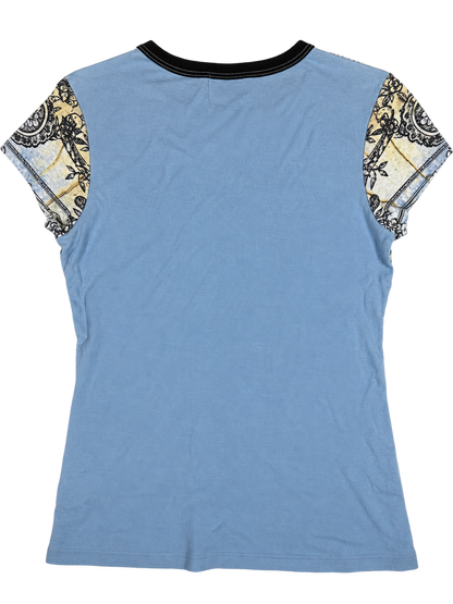 To the Angel Rhinestone Crown Tshirt