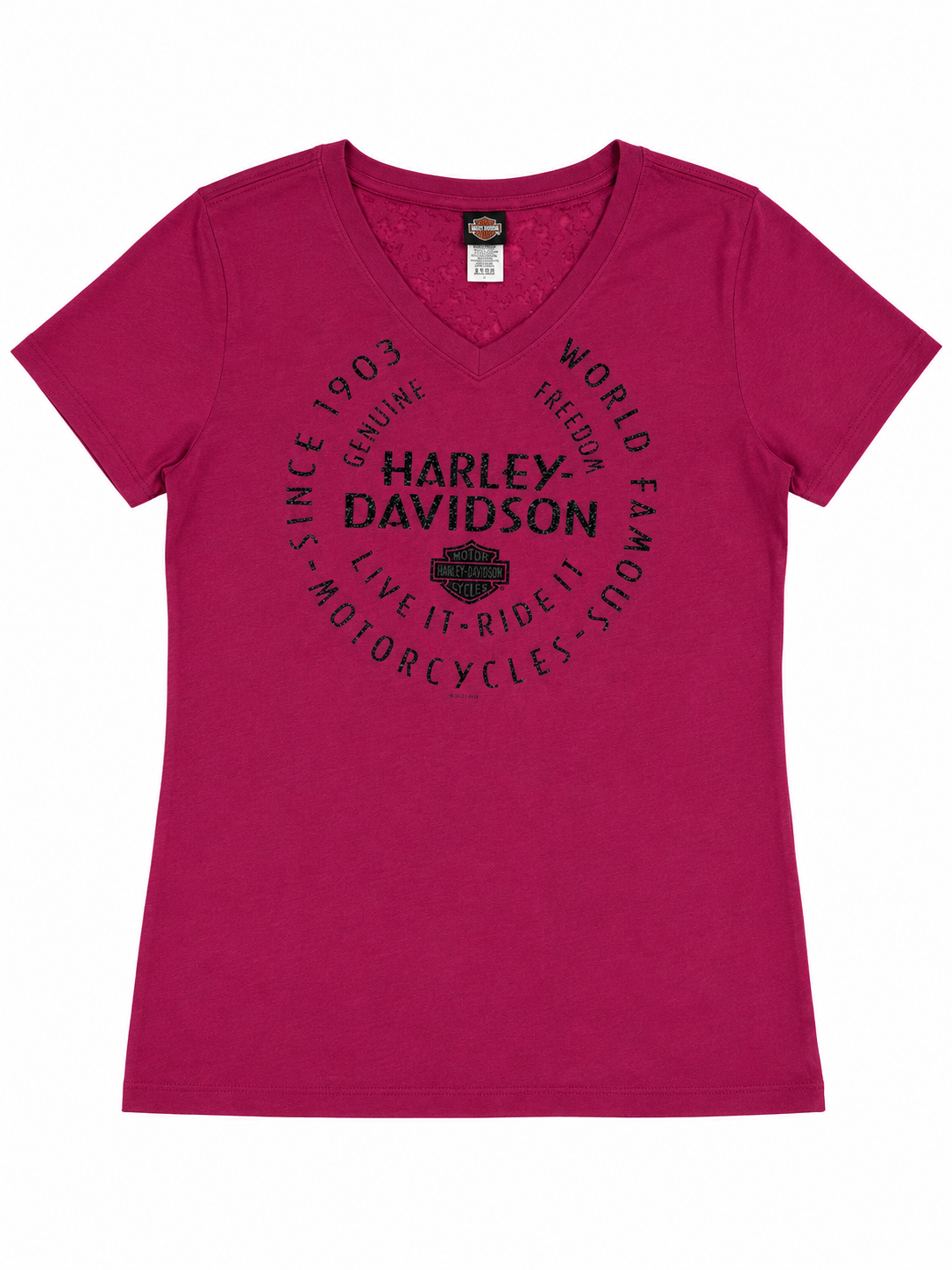Harley Davidson V-Neck T-shirt