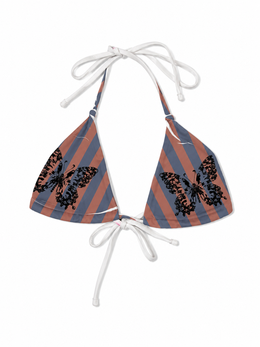 Cydn3yyy Butterfly Bikini Top