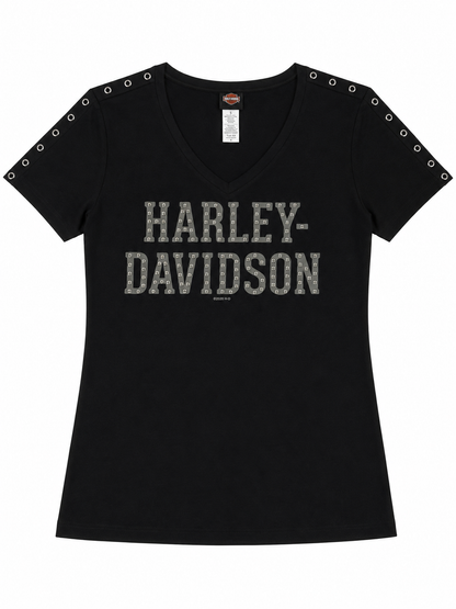 Harley Davidson Metal Grommet T-Shirt