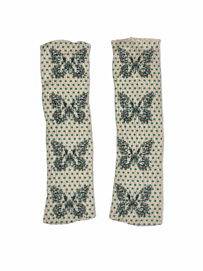 Cydn3yyy Butterfly Leg Warmers