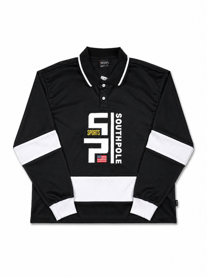 Southpole Polo Jersey Mesh Long Sleeve
