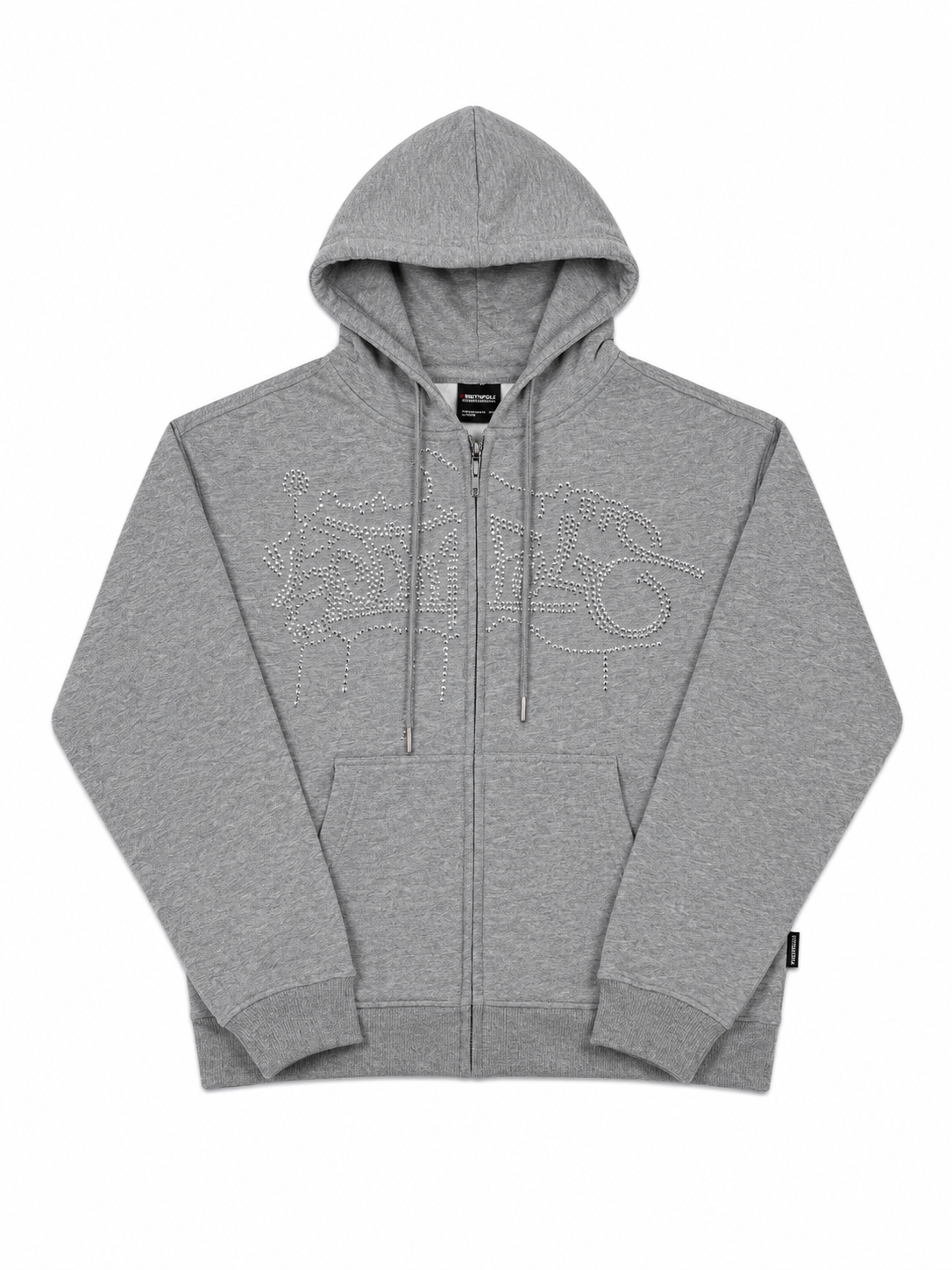 Southpole Legacy Rhinestone Black Zip Hoodie